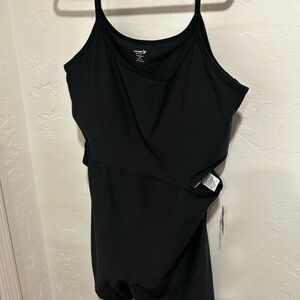 Old Navy Black Scoop Neck Short Jumpsuit